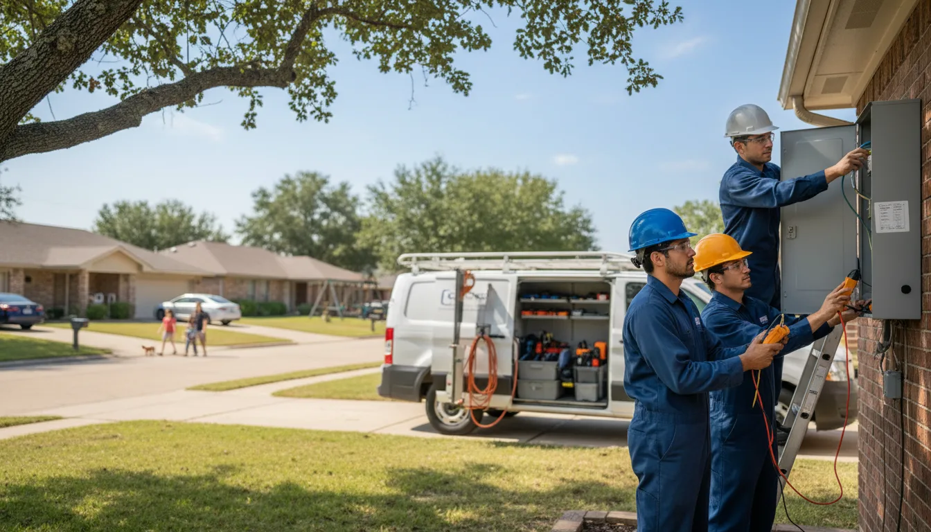 Certified electrician providing emergency electrical services in Rosewood, OH